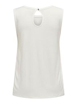 Camiseta Only Flora Branca Para Mulher.
