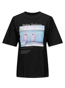 Camiseta Only Holly Preto para Mulher.