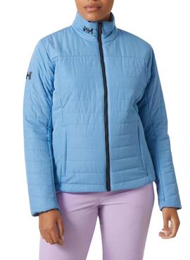 Jaqueta Helly Hansen Crew Insulator Azul Para Mulher