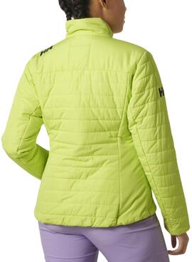 Jaqueta Helly Hansen Crew Insulator Verde para Mulher.