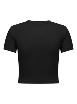 Camiseta Only Betty Preto Para Mulher