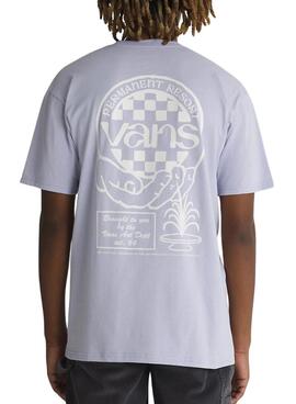 Camiseta Vans Hand Circle Roxa para Homem