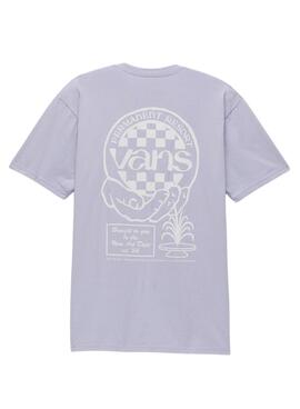 Camiseta Vans Hand Circle Roxa para Homem