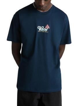 Camiseta Vans Abacaxi Azul Para Homem