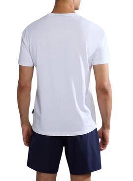 Camisa Napapijri Salis Branca para Homem