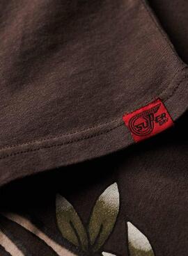Camiseta Superdry Tatto Graphic Loose Preta para Homem