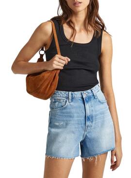 Camiseta Pepe Jeans Lane Preto para Mulher