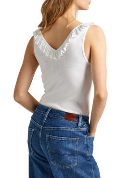 Camiseta Pepe Jeans Leire Branca para Mulher
