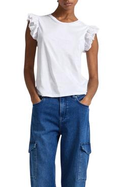 Camiseta Pepe Jeans Lindsay Branca para Mulher