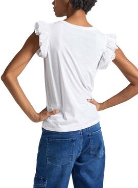 Camiseta Pepe Jeans Lindsay Branca para Mulher