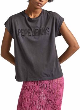Camisa Pepe Jeans Lilith Cinza para Mulher