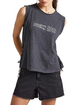 Camiseta Pepe Jeans Katrina Cinza Para Mulher