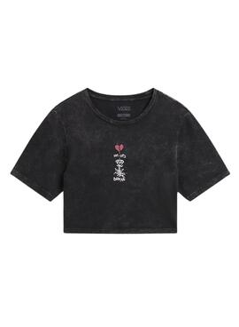 Camiseta Vans Heartbreaker Preto para Mulher.
