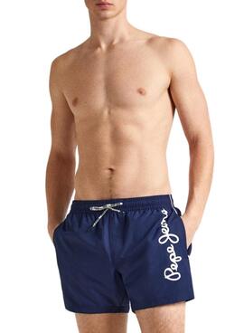 Calção de banho Pepe Jeans Logo Marinho para homem