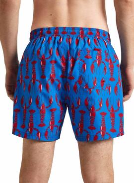 Calção de banho Pepe Jeans Lobster Azul Para Homem
