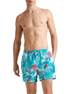 Roupa de banho Pepe Jeans Leaf Turquesa para Homem