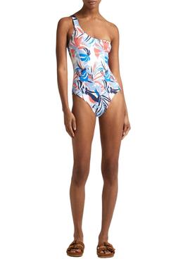 Calção de banho Pepe Jeans Leaf Assimétrico Para Mulher
