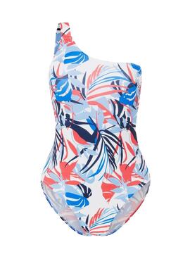 Calção de banho Pepe Jeans Leaf Assimétrico Para Mulher