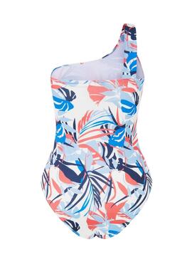 Calção de banho Pepe Jeans Leaf Assimétrico Para Mulher