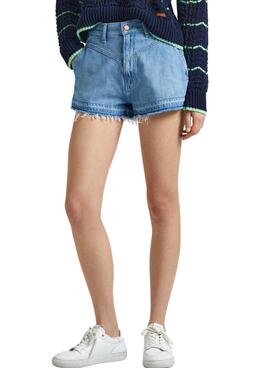 Shorts Pejson Jeans 80s para mulheres