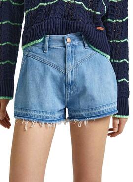 Shorts Pejson Jeans 80s para mulheres