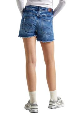 Shorts Peje Jeans Relaxed para Mulheres.