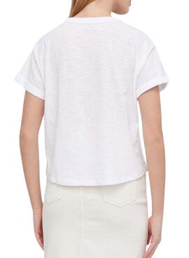 Camiseta Pepe Jeans Lax Branca para Mulher