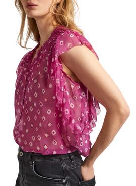 Camisa Pepe Jeans Marley Rosa para Mulher