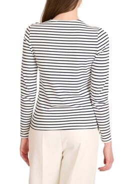 Camiseta Naf Naf Marin Marino para Mulher