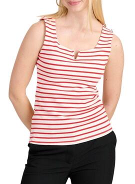 Camisa Naf Naf Wally Vermelha para Mulher.