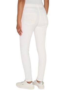 Calça de ganga Pepe Jeans Skinny Jeans Branco para Mulher