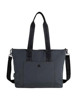Bolsa Munich Bloom preta para mulher.