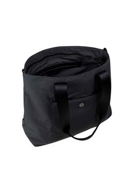 Bolsa Munich Bloom preta para mulher.