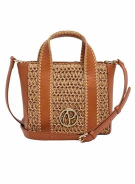 Bolsa Pepe Jeans Elisie Quincy Marrom Para Mulher