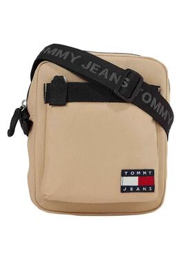 Bolsa Tommy Jeans Daily Reporter Marrom para Homem