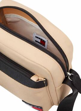 Bolsa Tommy Jeans Daily Reporter Marrom para Homem