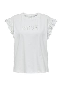 Camisa Only Pernille Branca para Mulher.