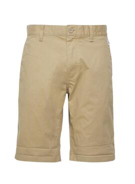 Bermudas Tommy Jeans Scanton Bege Para Homens
