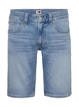 Bermuda Tommy Jeans Ronnie preta para homem.