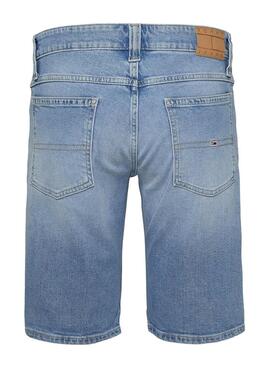 Bermuda Tommy Jeans Ronnie preta para homem.