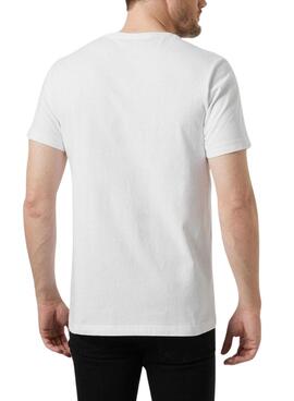 Camiseta Helly Hansen Core Branca para Homem.