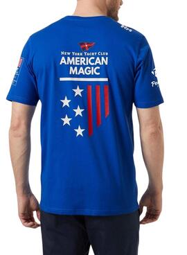 Camisa Helly Hansen American Magic Azul para Homem