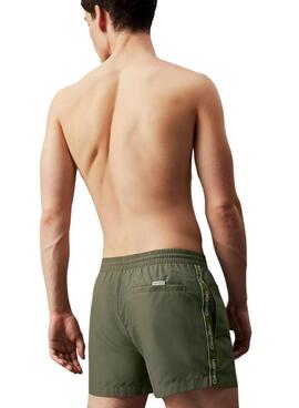 Calções de banho Calvin Klein Médio Verde Para Homem.