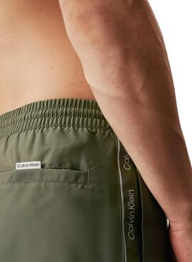 Calções de banho Calvin Klein Médio Verde Para Homem.