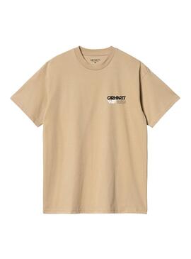 Camiseta Carhartt Contact Sheet Tostado Para HombreTradução: Camiseta Carhartt Contact Sheet Tostado Para Homem