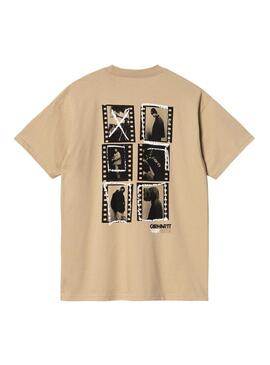 Camiseta Carhartt Contact Sheet Tostado Para HombreTradução: Camiseta Carhartt Contact Sheet Tostado Para Homem