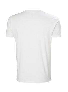 Camiseta Helly Hansen Shoreline Branca para Homem
