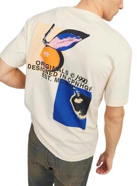 Camisa Jack and Jones Tampa Bege para Homem