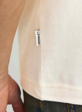 Camisa Jack and Jones Tampa Bege para Homem
