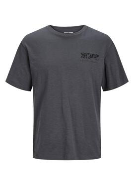 Camiseta Jack and Jones Guru Antracita para Homens